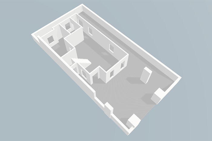 Landed house 3D model